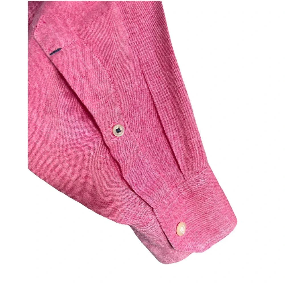 Banana Republic Linen Button Down Shirt Men's Size Large Summer‎ EUC